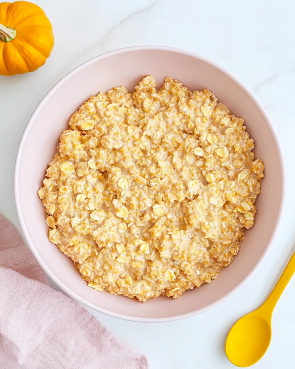 Easy Pumpkin Oatmeal