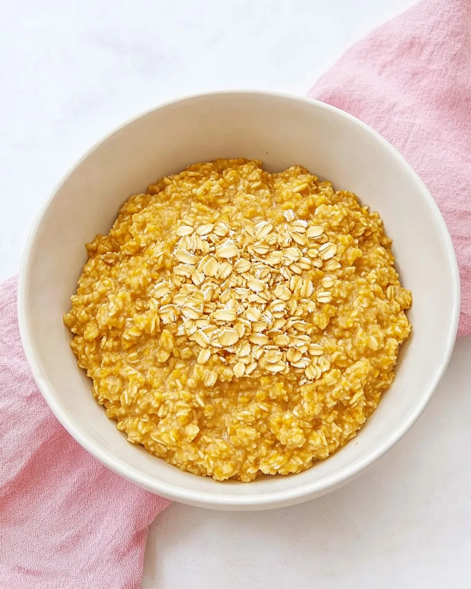 Easy Pumpkin Oatmeal