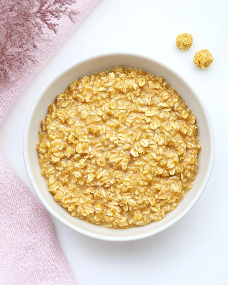 Easy Pumpkin Oatmeal