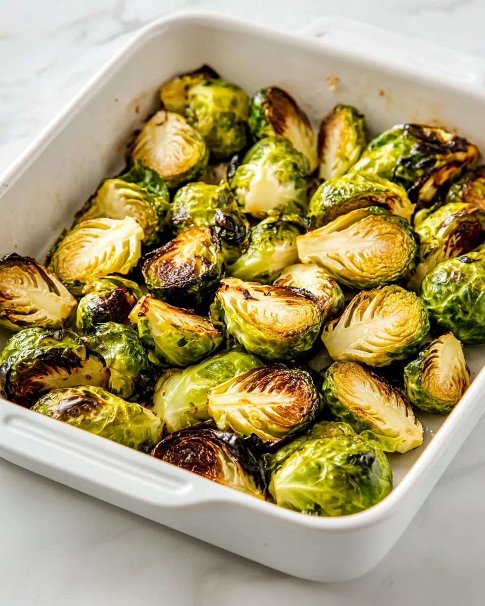 Easy Roasted Brussels Sprouts