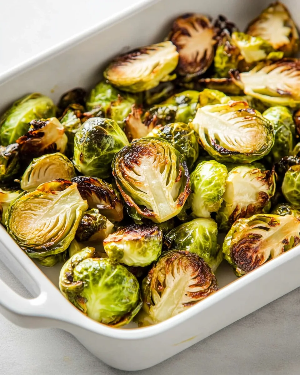 Easy Roasted Brussels Sprouts