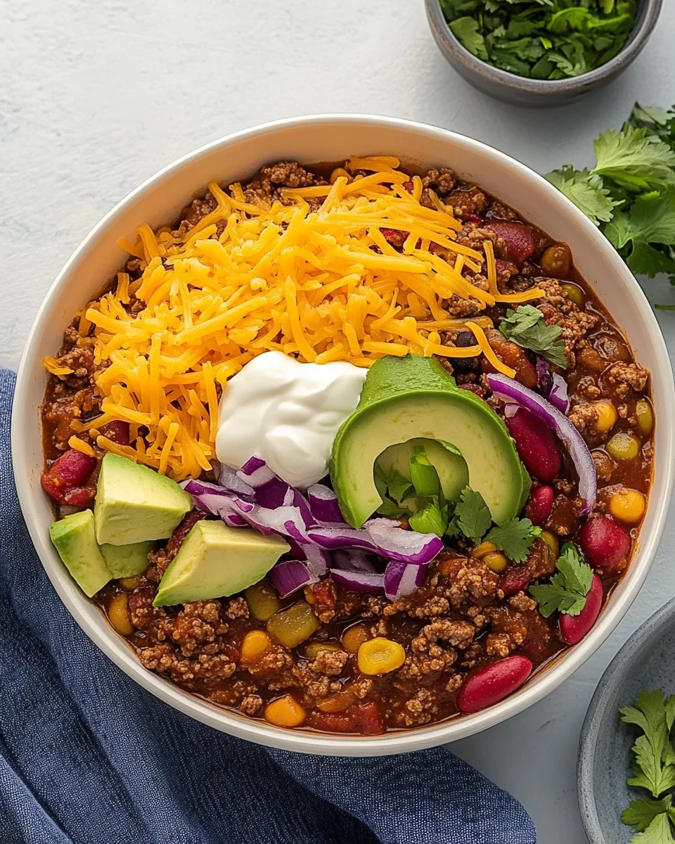 Easy Skillet Beef Chili