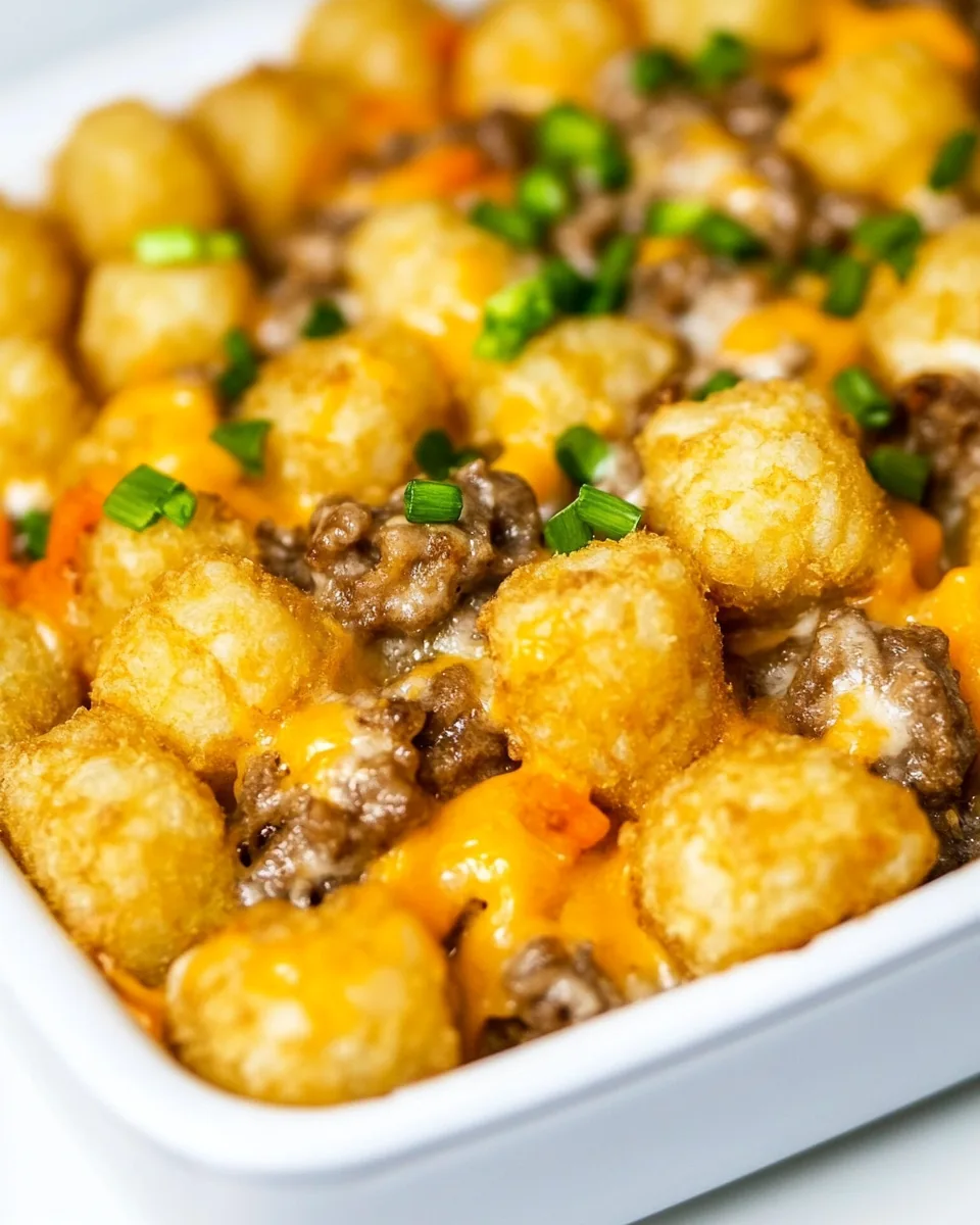 Easy Tater Tot Casserole