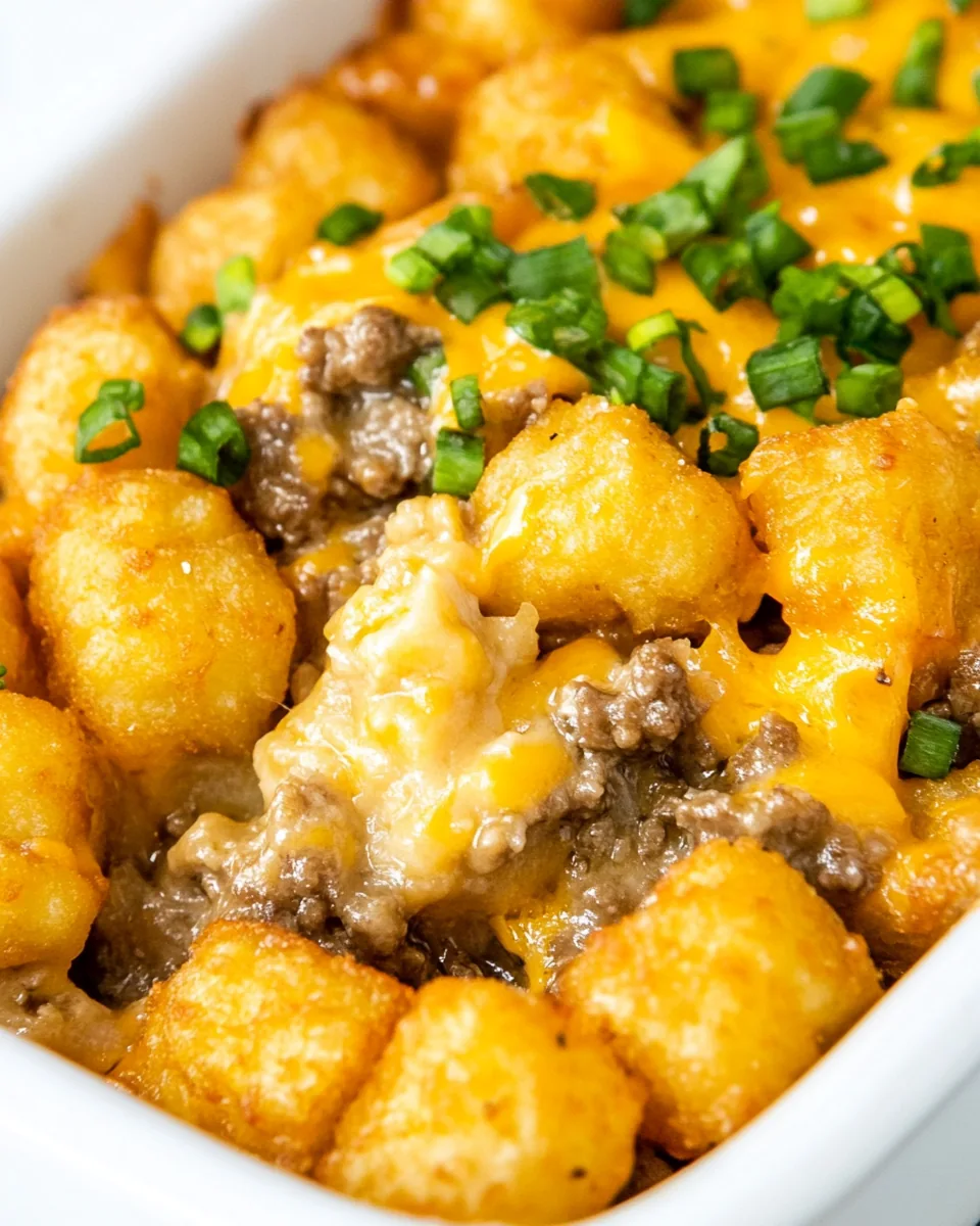 Easy Tater Tot Casserole