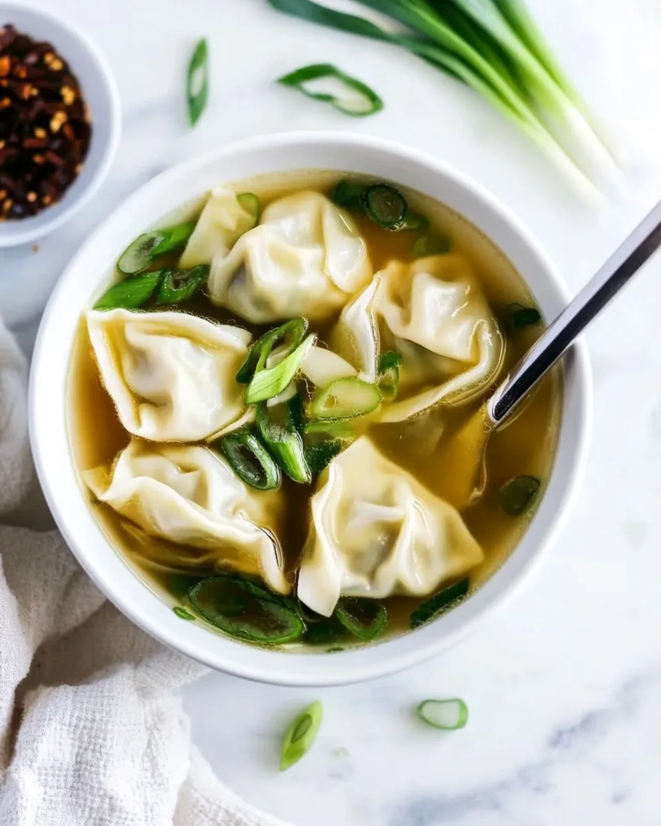 Easy Wonton Soup
