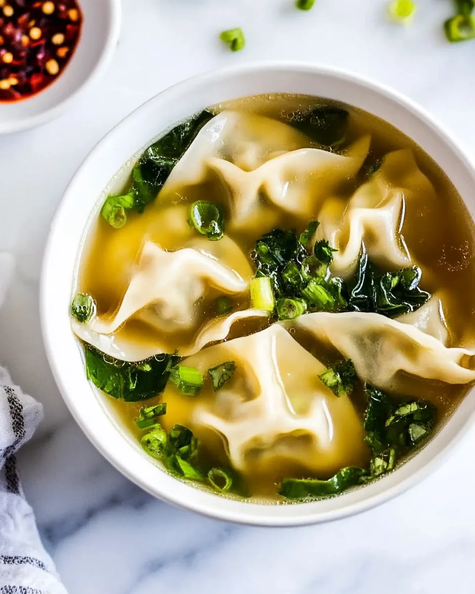 Easy Wonton Soup