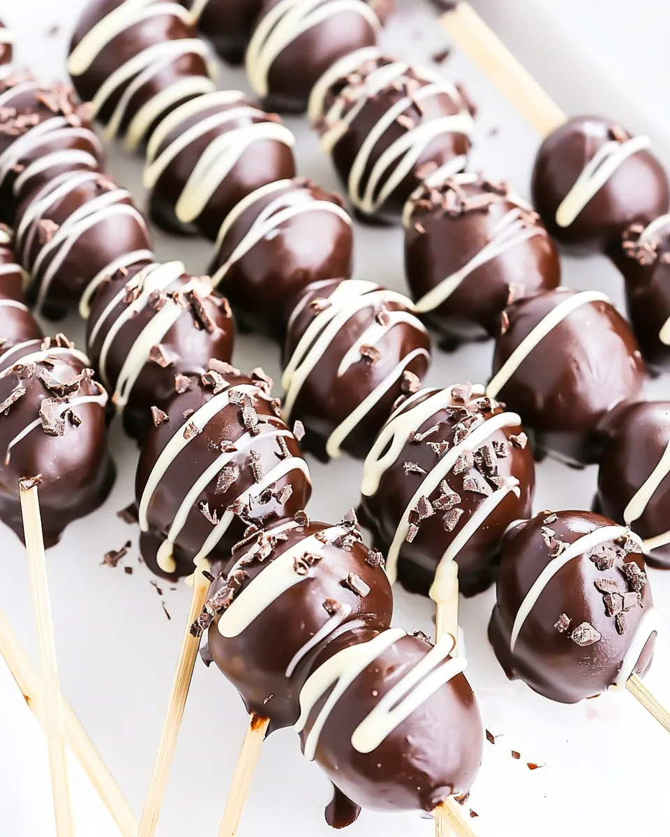 Chocolate Covered Grape Skewers