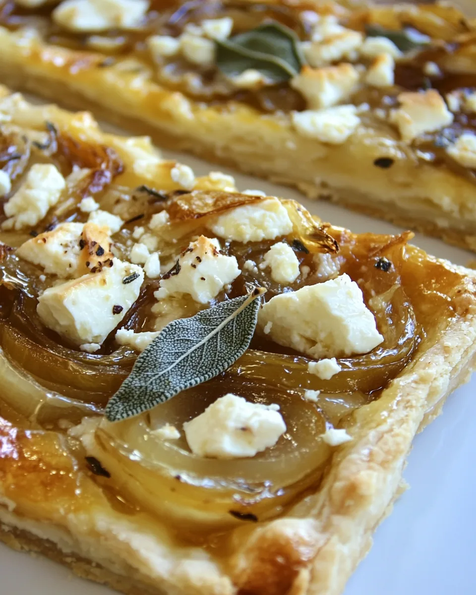 Feta and Sweet Onion Tart