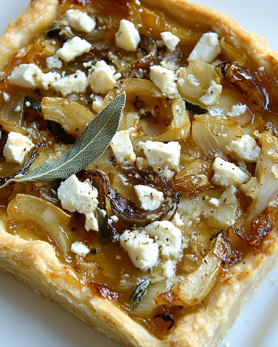Feta and Sweet Onion Tart