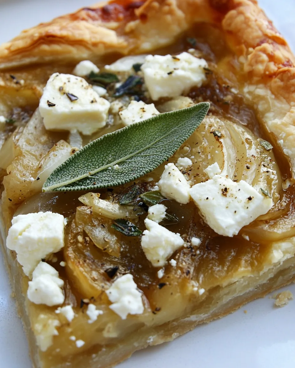 Feta and Sweet Onion Tart