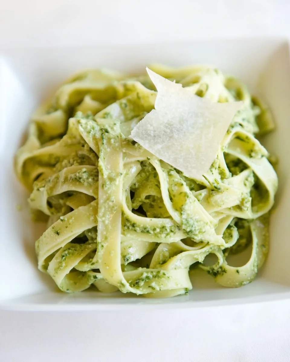 Fettucine al Pesto Genovese