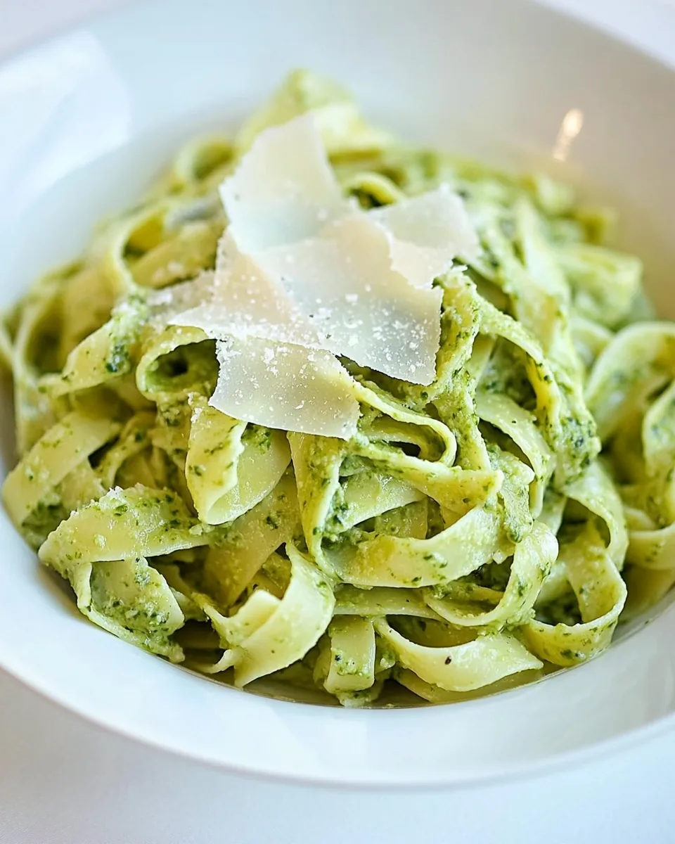 Fettucine al Pesto Genovese
