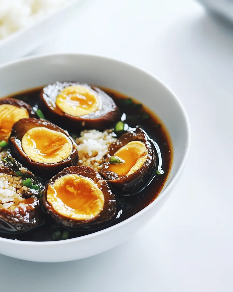 Filipino Adobo Eggs