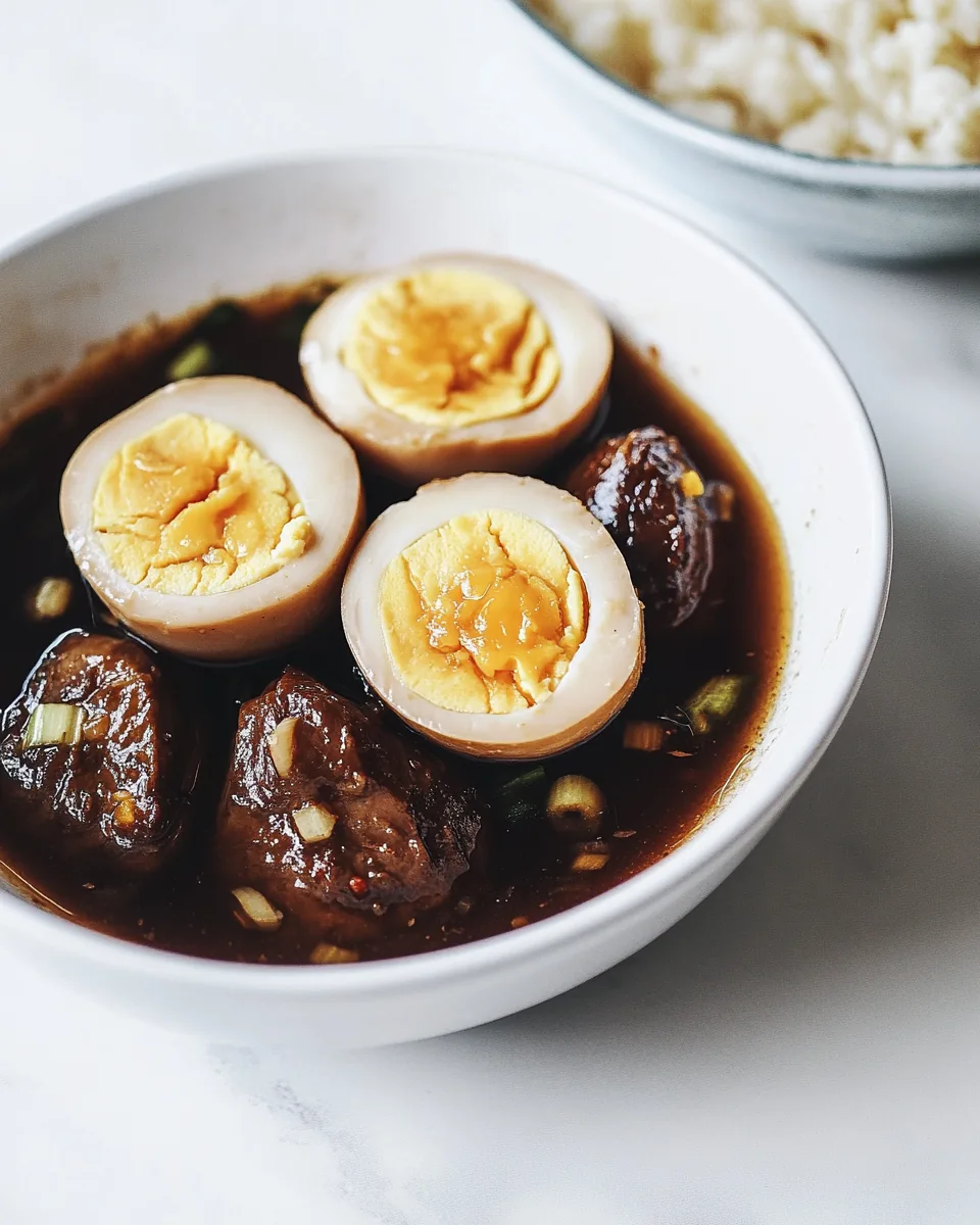Filipino Adobo Eggs