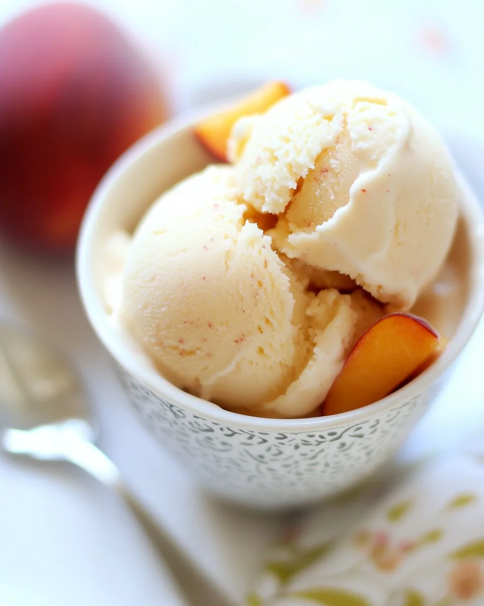 Peach Ice Cream