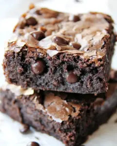 Flourless Black Bean Avocado Brownies