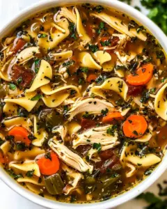 Flu Fighter Chicken Noodle Soup