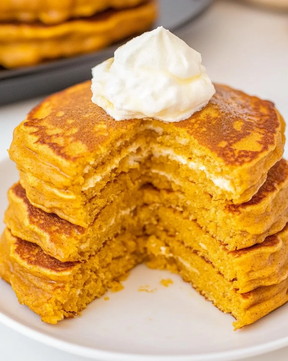 Fluffy Pumpkin Pancakes