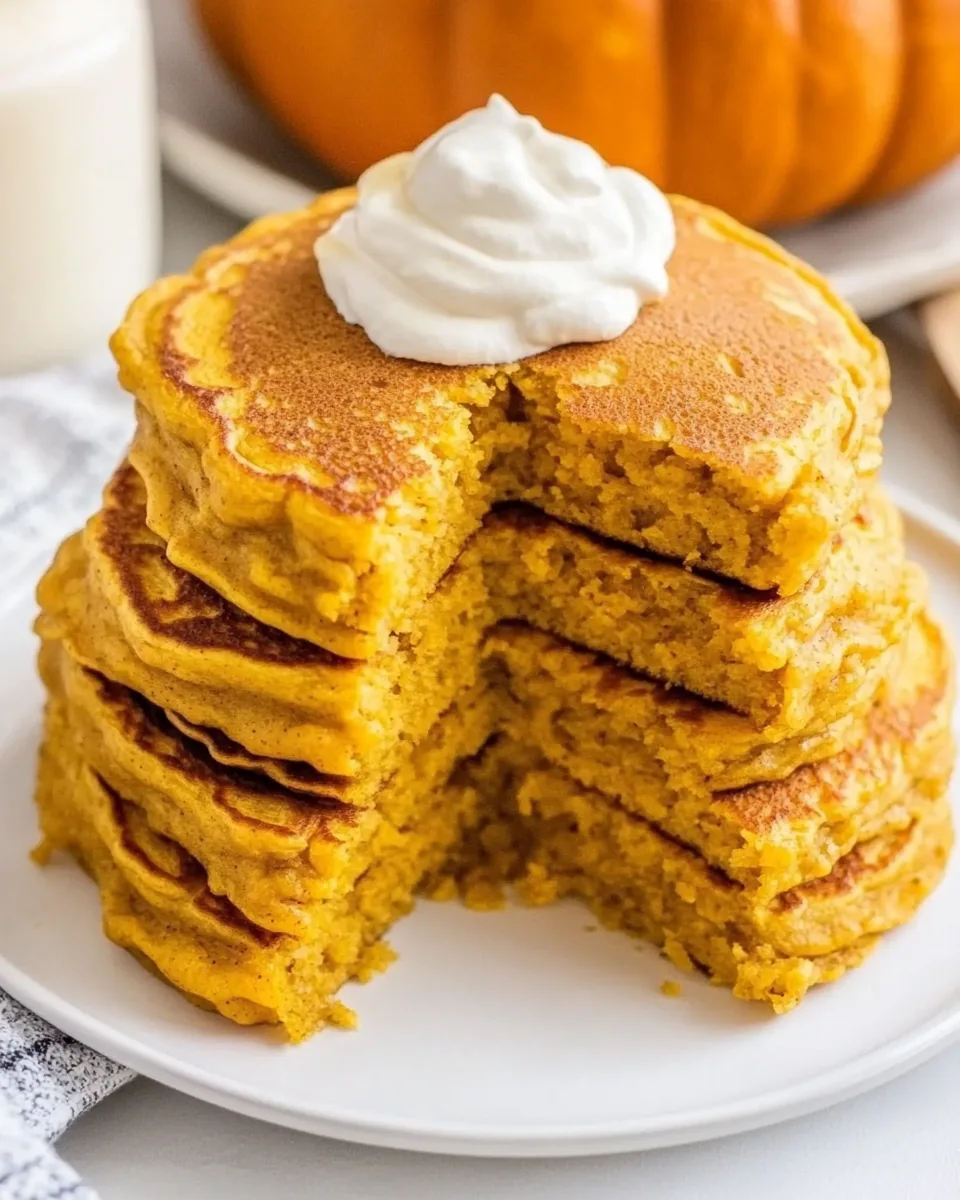 Fluffy Pumpkin Pancakes