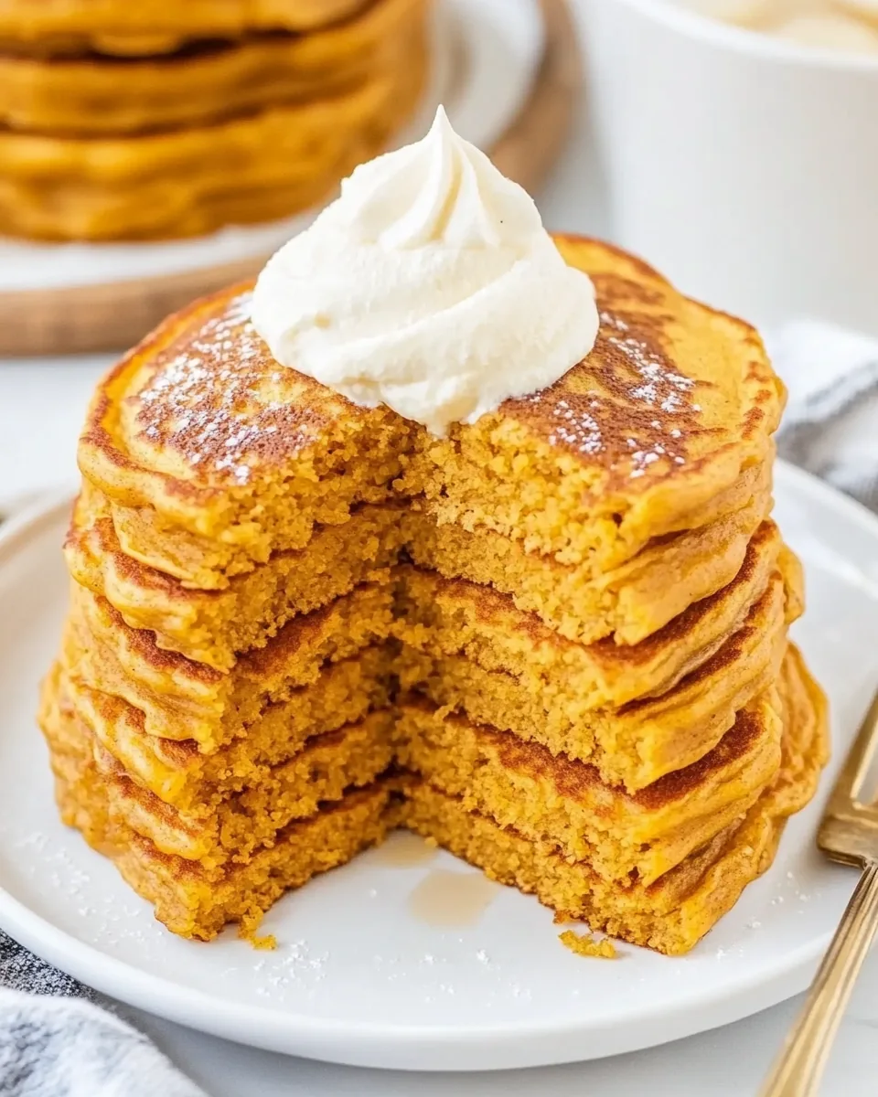 Fluffy Pumpkin Pancakes