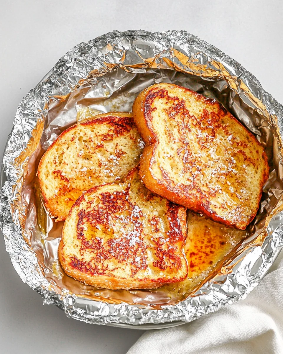 French Toast Foil Packet