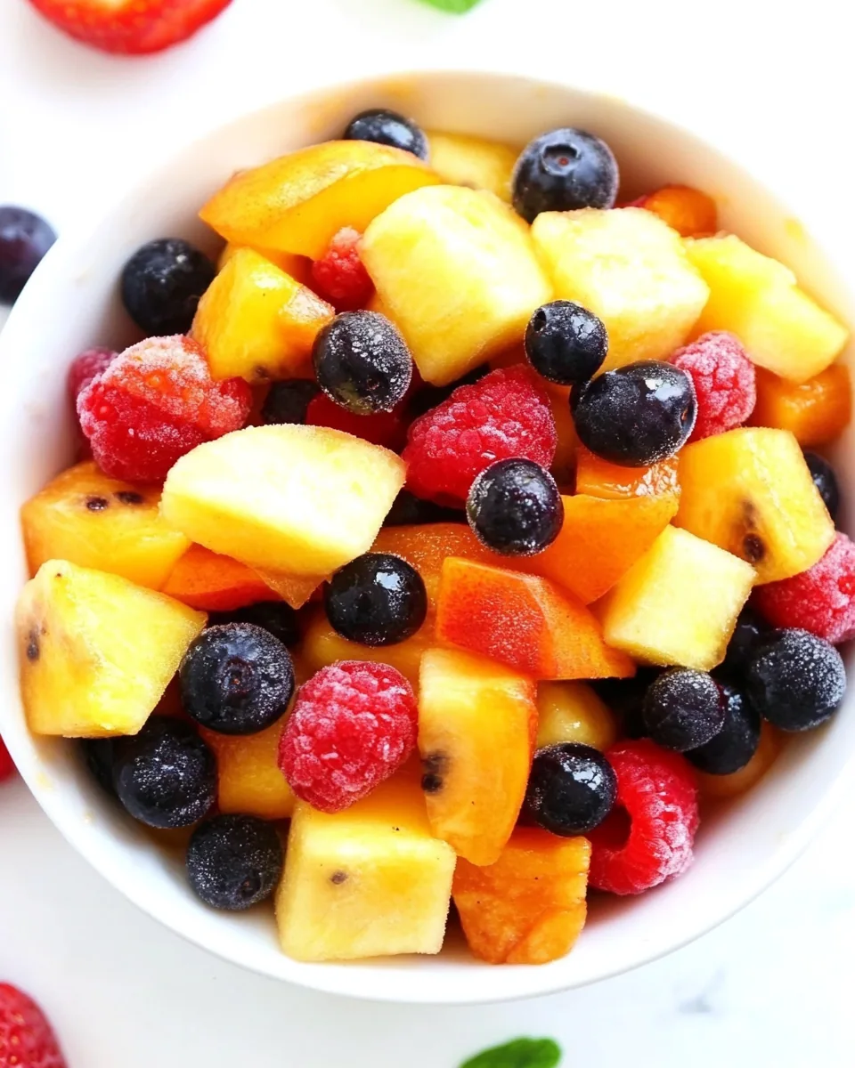 Frozen Fruit Salad
