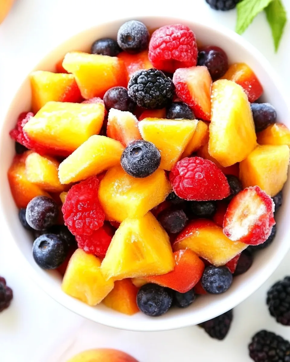 Frozen Fruit Salad