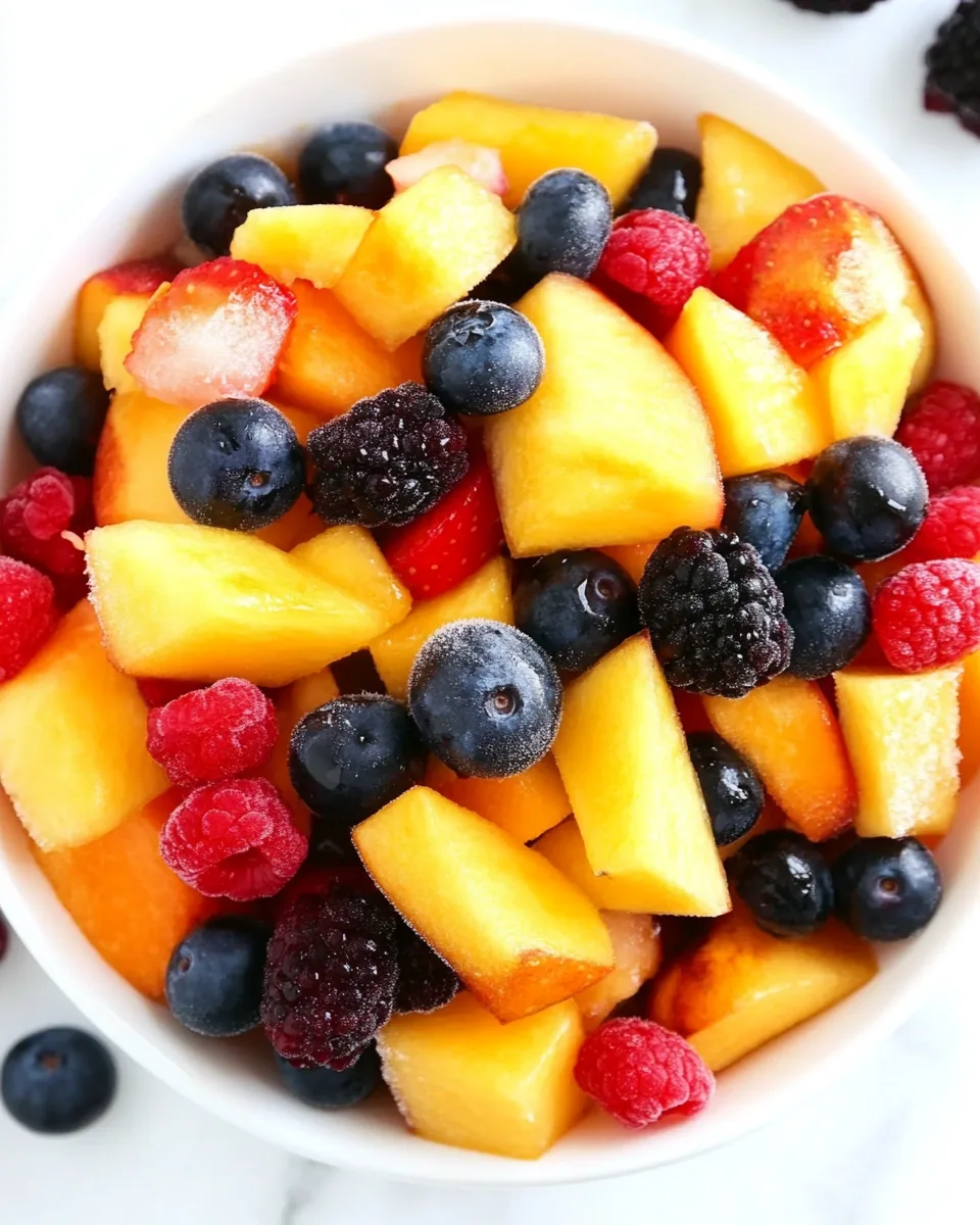 Frozen Fruit Salad