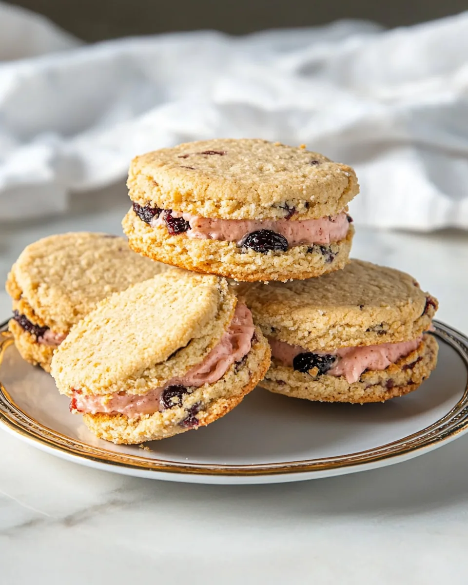 Fruitcake Cookie Sandwiches