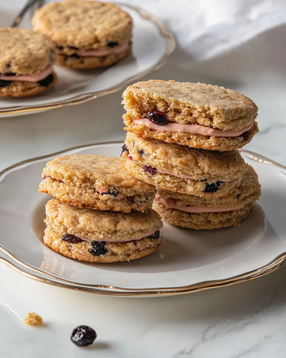 Fruitcake Cookie Sandwiches