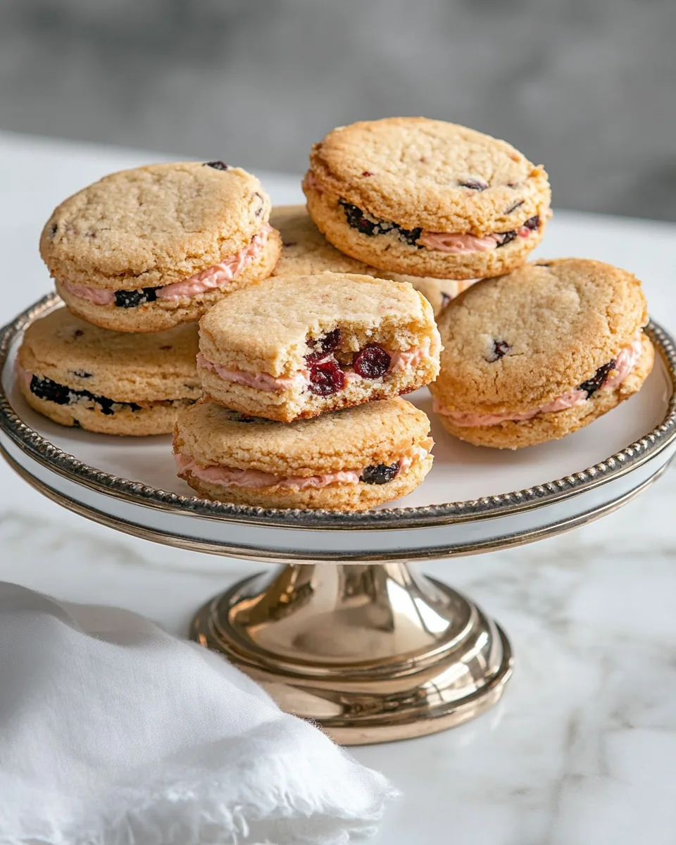 Fruitcake Cookie Sandwiches