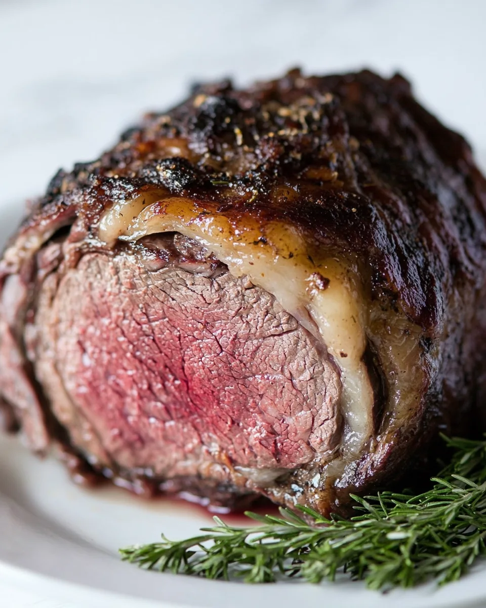 Garlic Butter Prime Rib