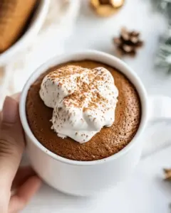 Gingerbread Mug Cake