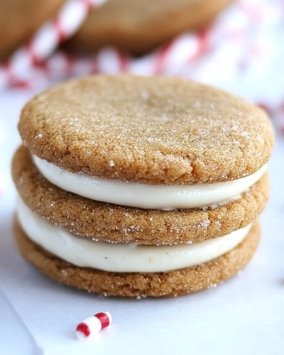 Gingersnap Sandwich Cookies
