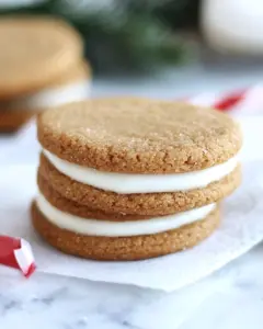 Gingersnap Sandwich Cookies