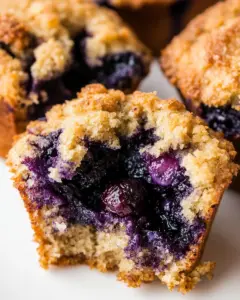 Gluten Free Blueberry Sourdough Muffins