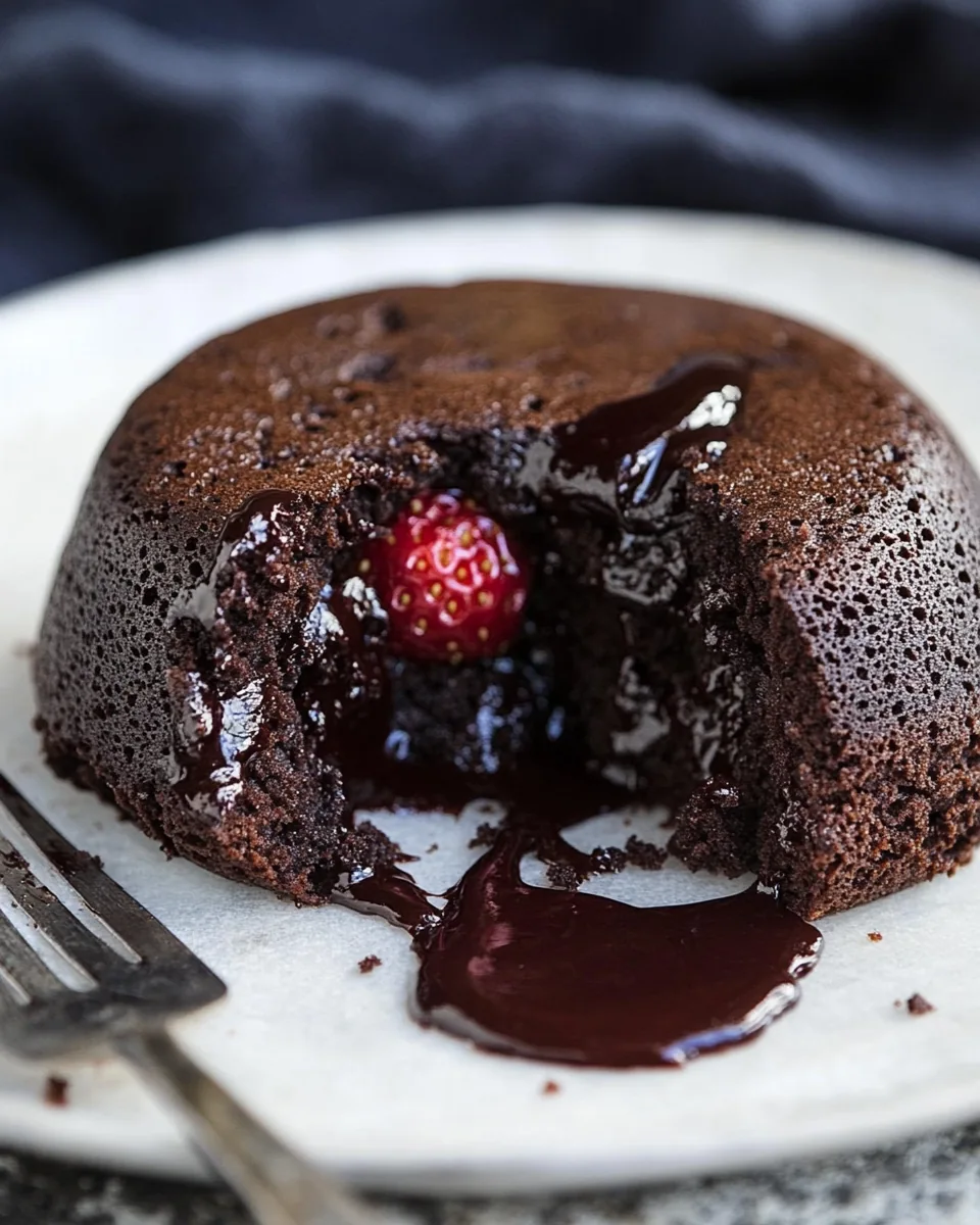 Gluten Free Chocolate Lava Cake