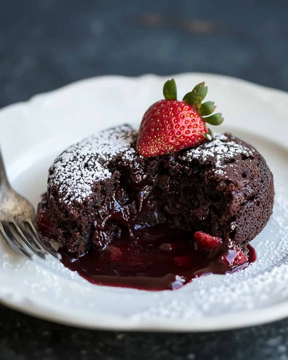 Gluten Free Chocolate Lava Cake