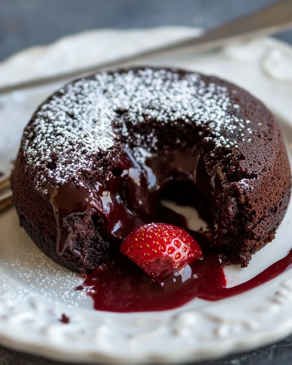 Gluten Free Chocolate Lava Cake