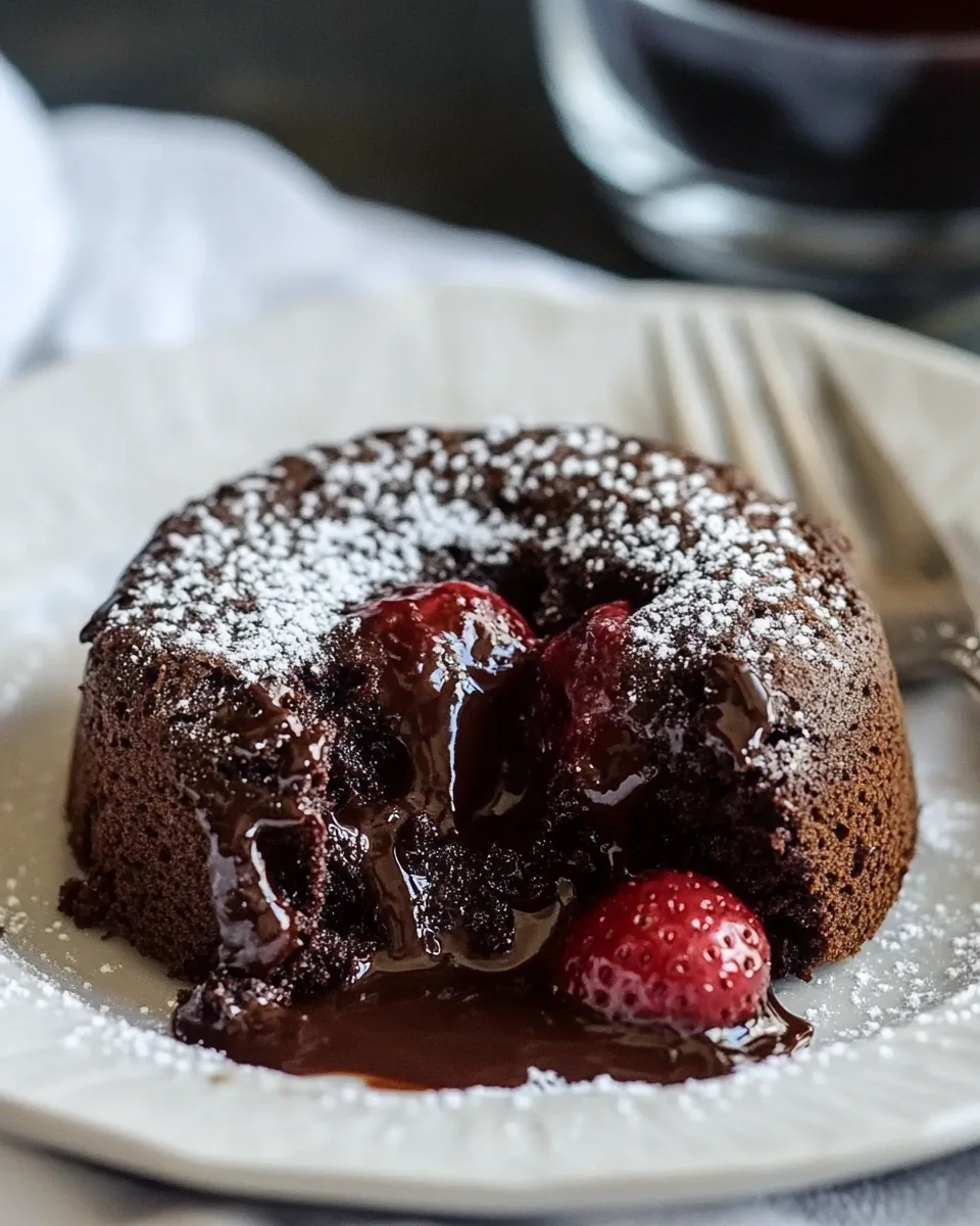 Gluten Free Chocolate Lava Cake