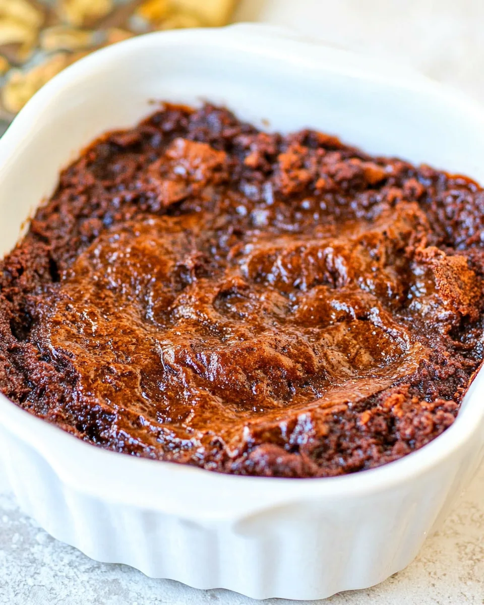 Grandma’s Old Fashioned Chocolate Pudding Cake