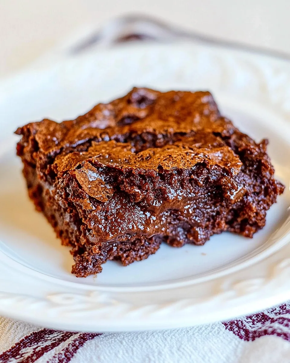Grandma’s Old Fashioned Chocolate Pudding Cake