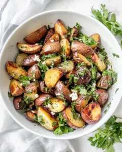 Greek Potatoes with Lemon Vinaigrette