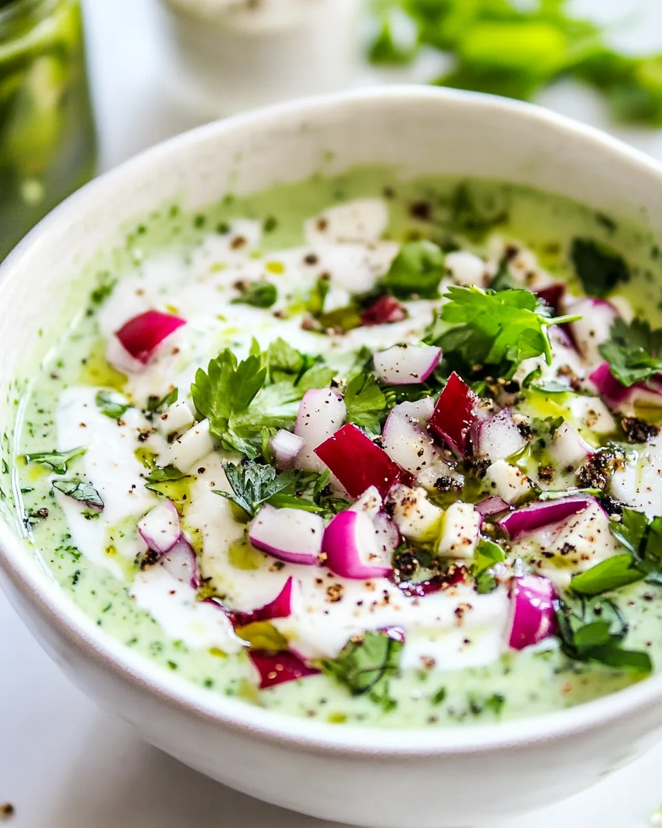 Greek Yogurt Green Goddess Dressing