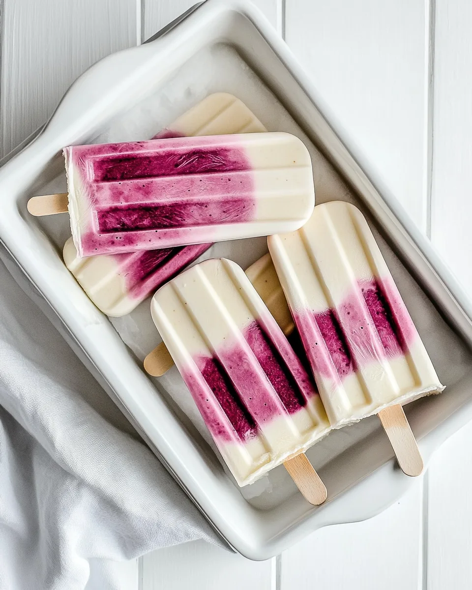 Greek Yogurt Popsicles