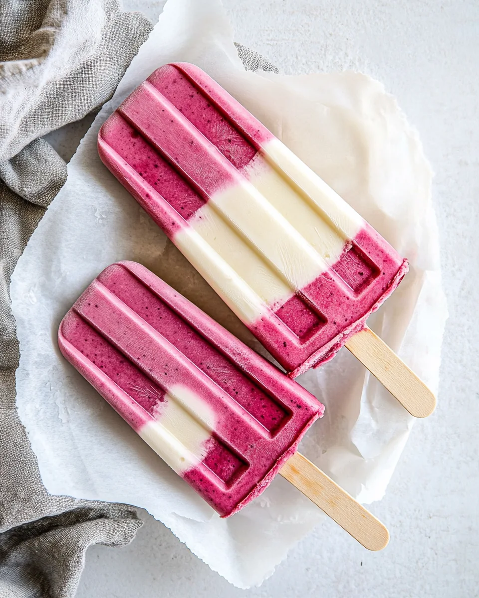 Greek Yogurt Popsicles