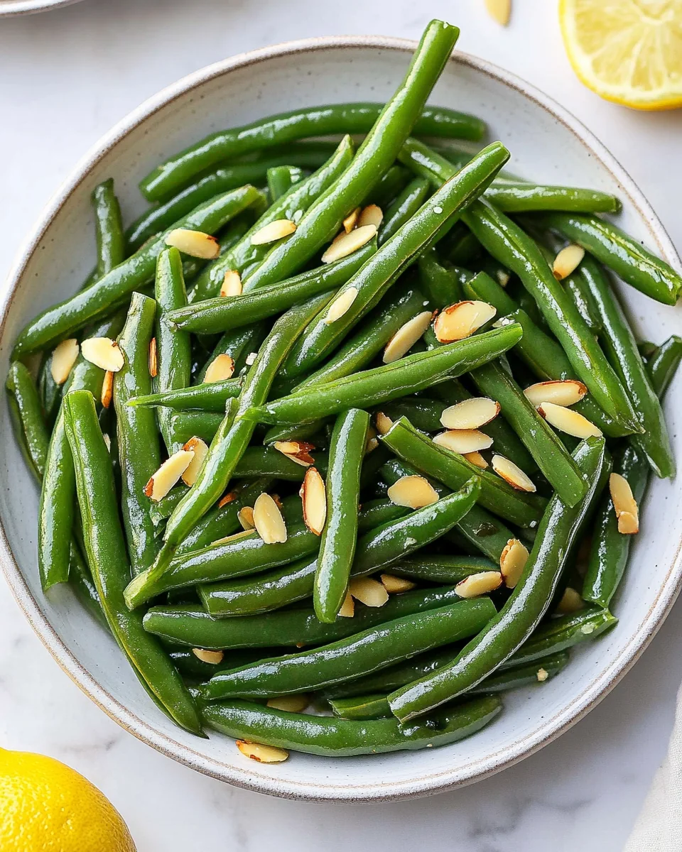 Green Beans Almondine
