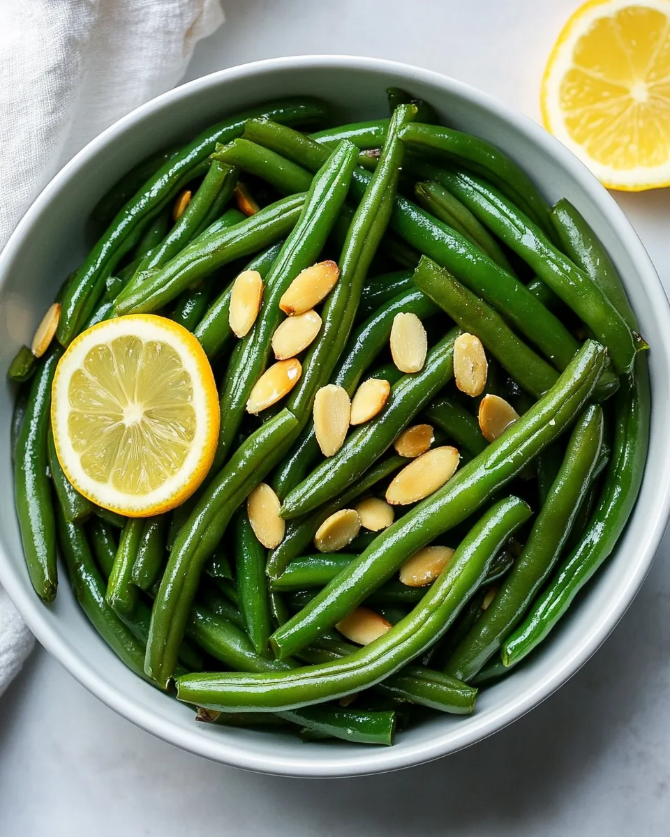 Green Beans Almondine