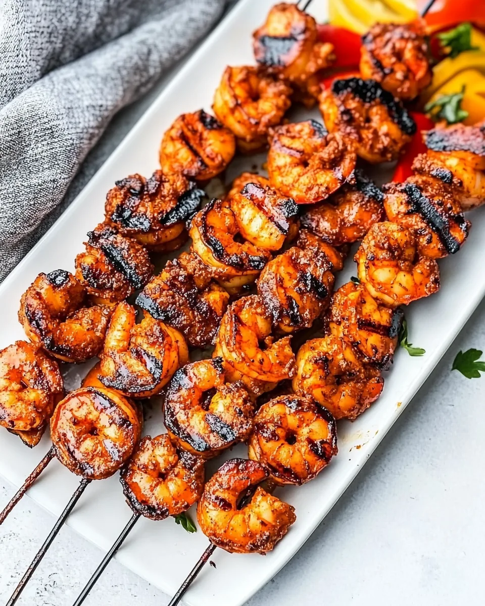 Grilled Cajun Shrimp Kabobs