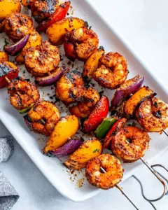 Grilled Cajun Shrimp Kabobs